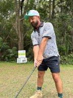 On the Tools White Golf Polo Shirt