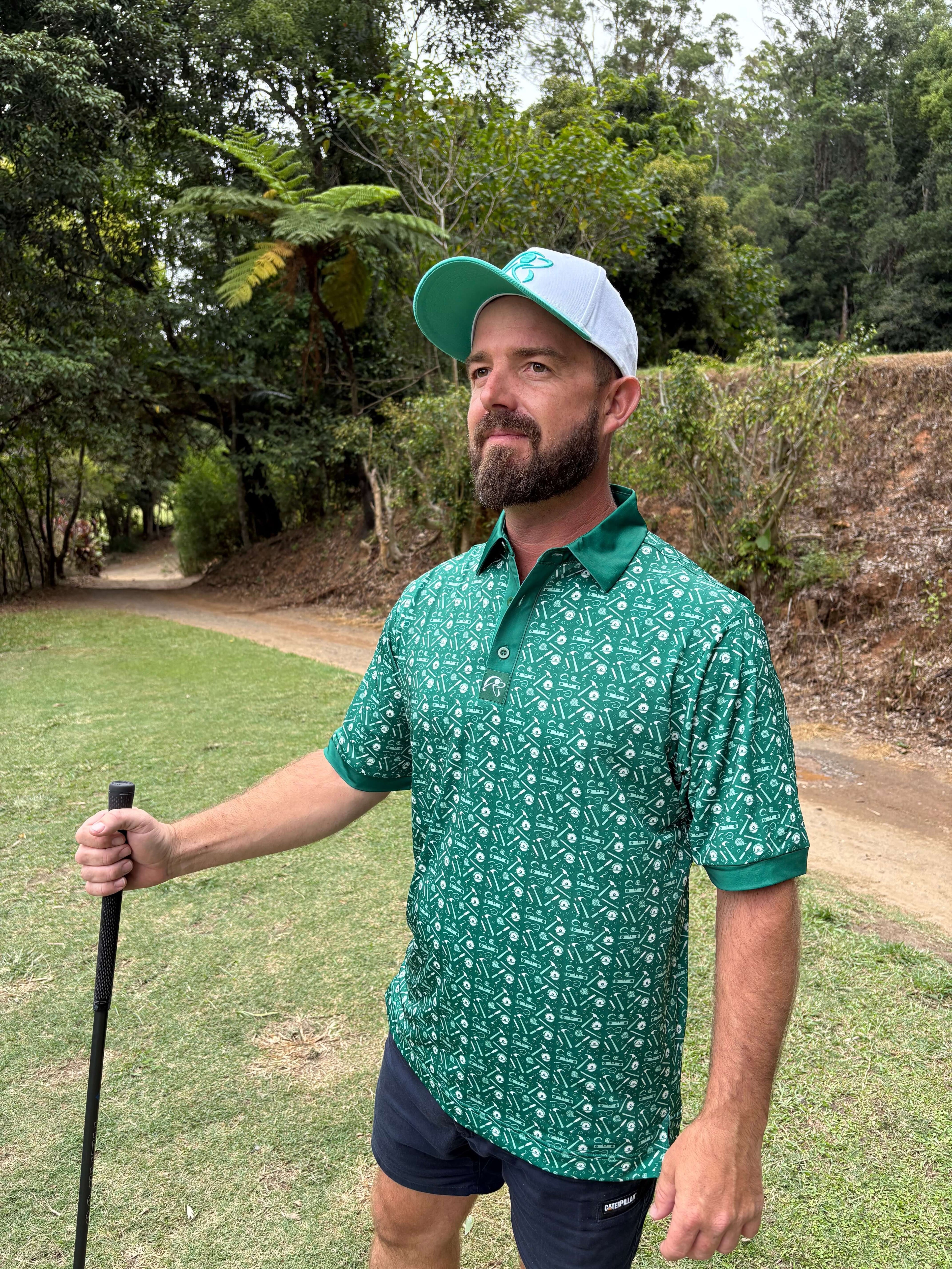 Wood Work Golf Polo Shirt