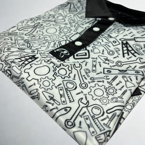 On the Tools White Golf Polo Shirt