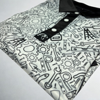 On the Tools White Golf Polo Shirt