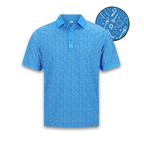 Piped It Blue Golf Polo Shirt