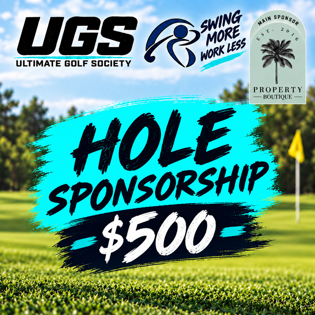 Hole Sponsorship + 2 Man Team