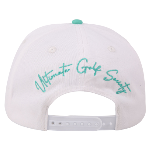 Swing Man White/Teal Golf Hat