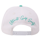 Swing Man White/Teal Golf Hat
