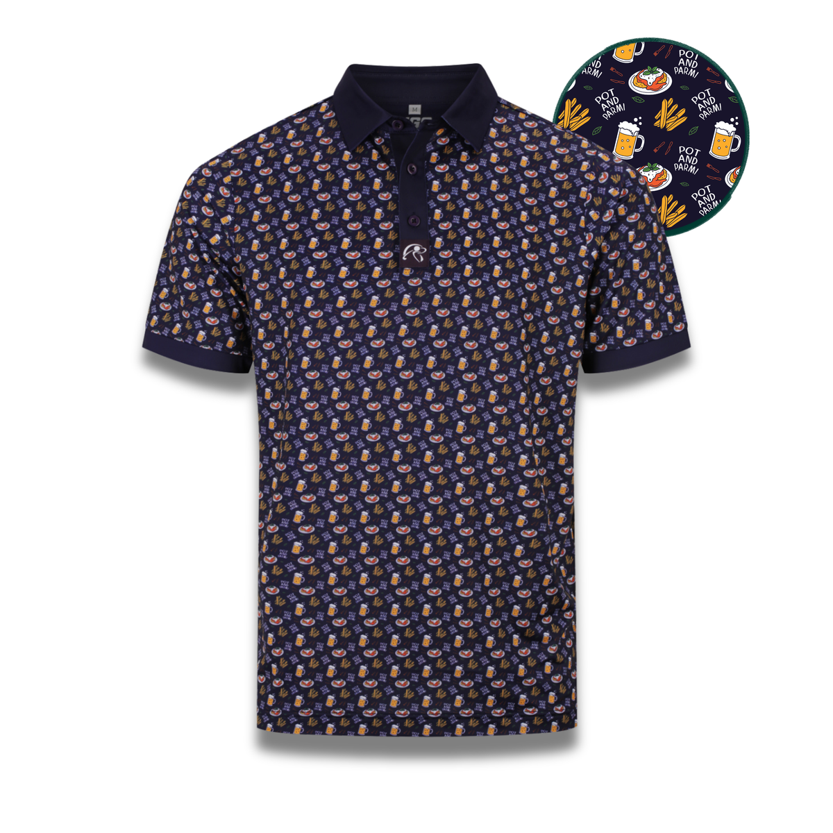 Pot & Parmi Golf Polo Main image