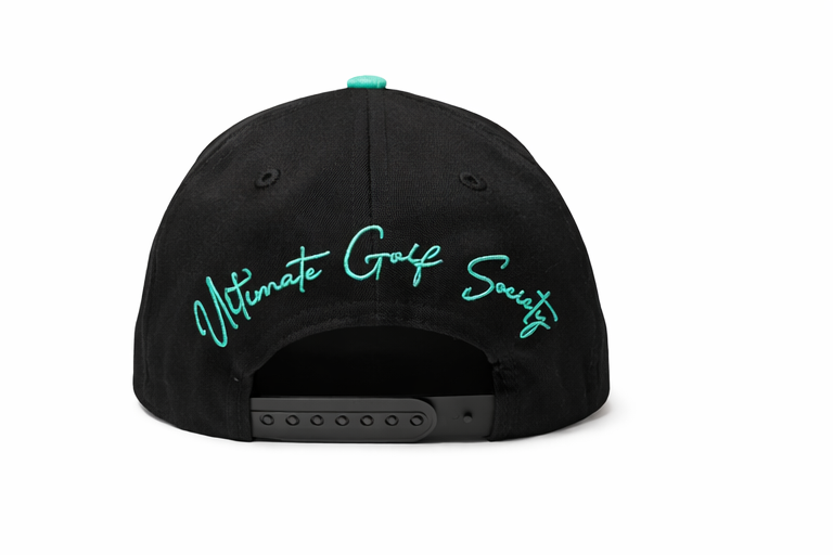Swing Man Black/Teal Golf Hat