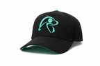 Swing Man Black/Teal Golf Hat